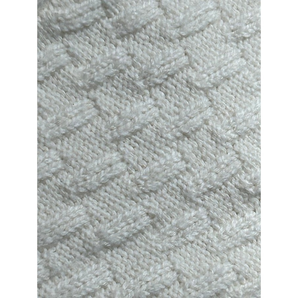 Vince Camuto Womens White Basketweave Boat Neck Dolman Sweater‎ Small 9168252E - Picture 3 of 8